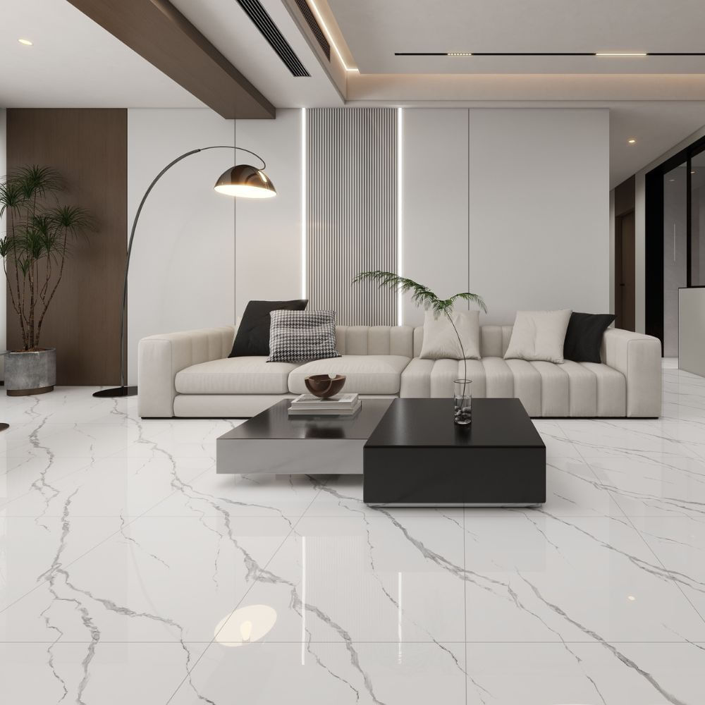 Piso Gress Marmolizado Calacata 60x60cm 1.44m2 Orange