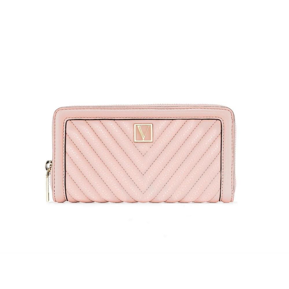 Billetera Mujer Victoria´s Secret Zipper - Rosa 054R