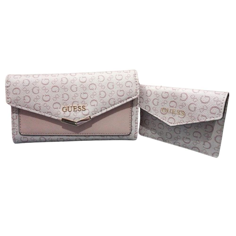 Set Billetera y Tarjetero Guess La Rosa SLG - Rosa F8934156 Rose Set Billetera y Tarjetero Guess La Rosa SLG - Rosa F8934156 Rose