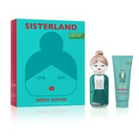 SET BENETTON SISTERLAND GREEN EDT 80ML + BODY 75ML
