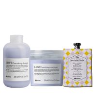 Pack davines love smoothing