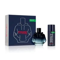 Set Benetton Tribe Edp 90 Ml +  Desodorante 150 Ml