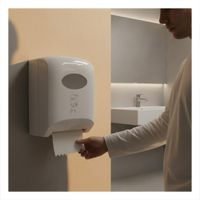 Soporte de Papel Toalla Horizontal Blanco en Rollo para Cocina Y+Post It