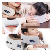 Cojin Cervical Masajeador Electrico para Alivio y Confort en Casa y Oficina