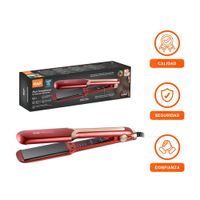 Pack2 Plancha Capilar de Calentamiento Rapido para Uso Diario Rojo Pro Y+Papel Regalo