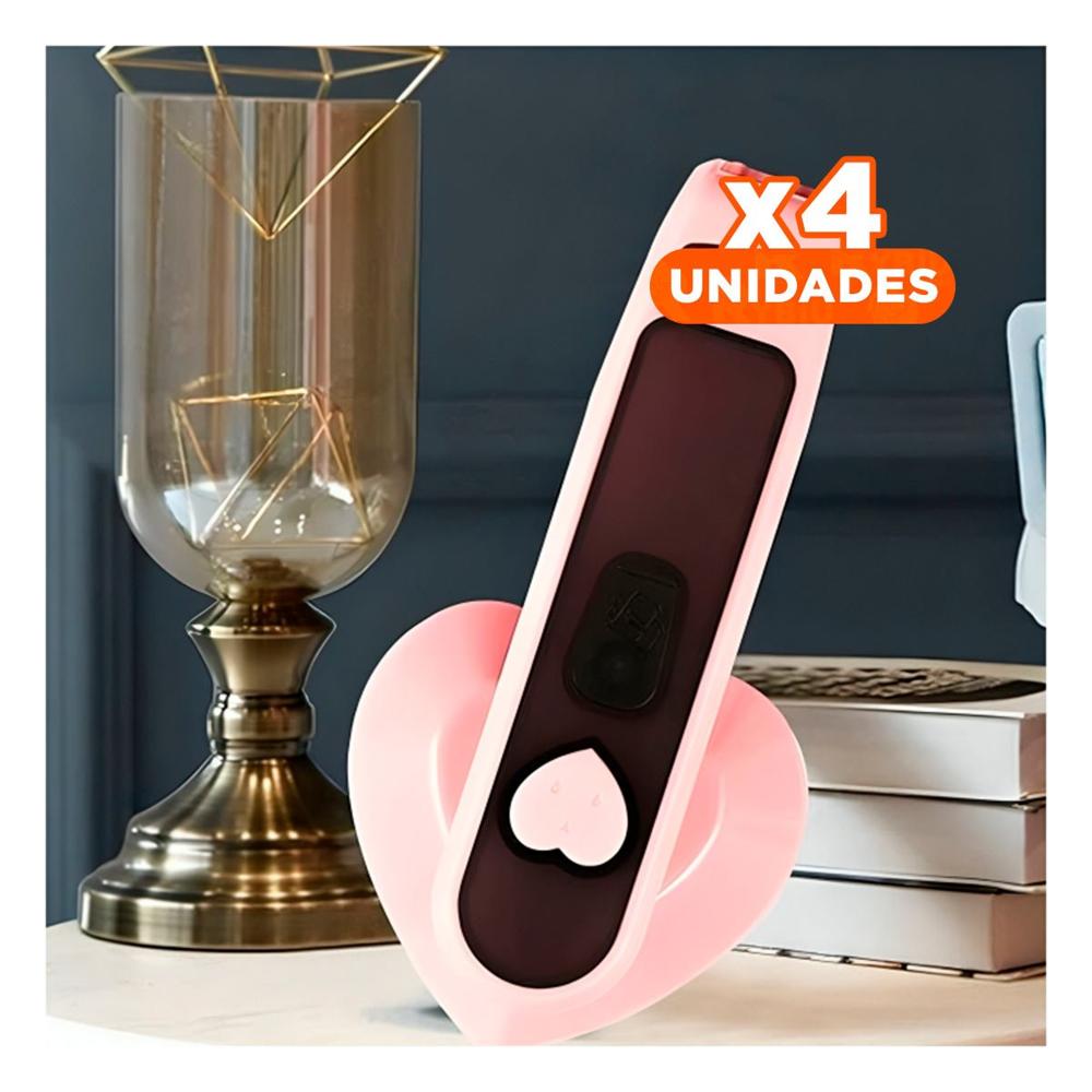 Pack4 Pequena plancha a vapor corazon facil de usar para planchar ropa en casa Y+Papel Regalo