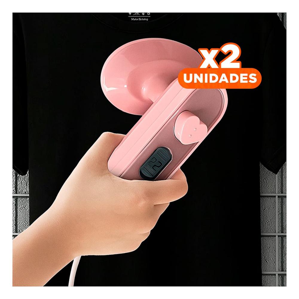 Pack2 Ligera plancha a vapor corazon funcional y comoda para planchar prendas Y+Regalo Sticker
