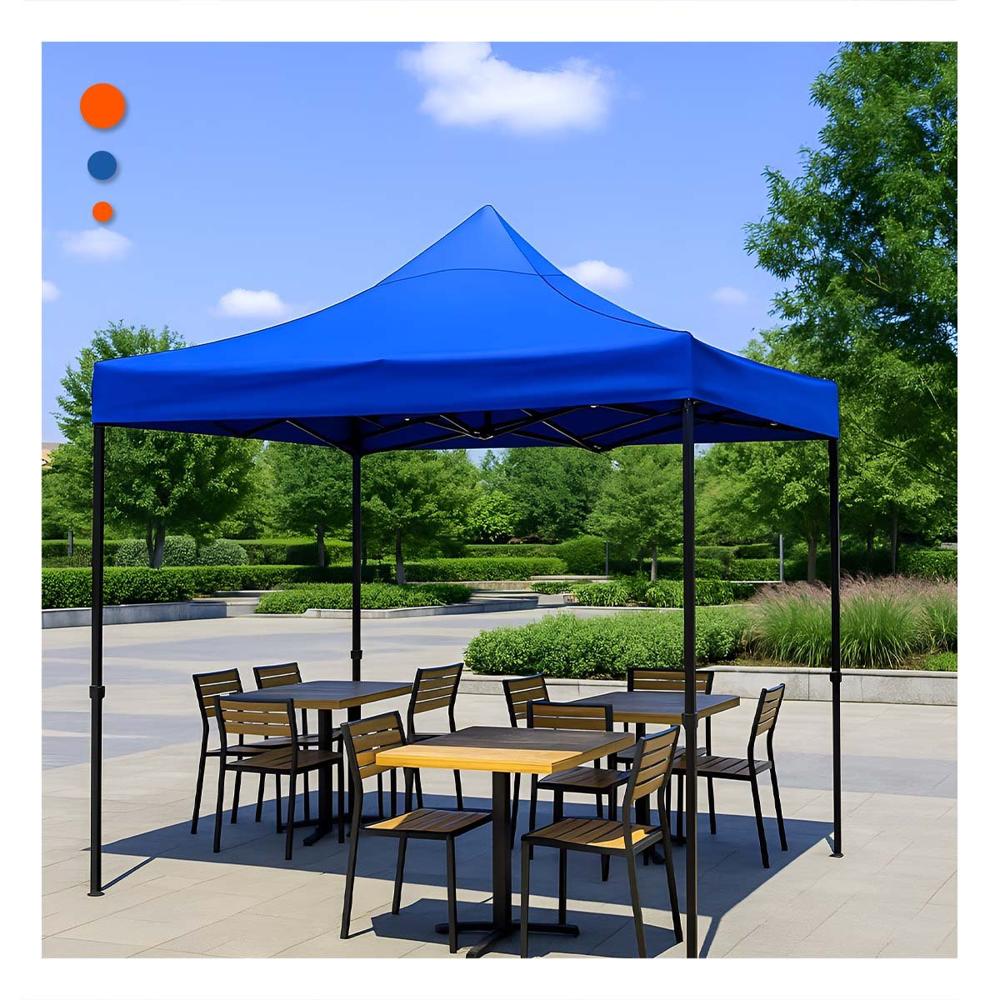 Carpa Plegable Color Azul con Dimensiones Amplias 3x3x2.3m para Eventos Y+Papel Regalo