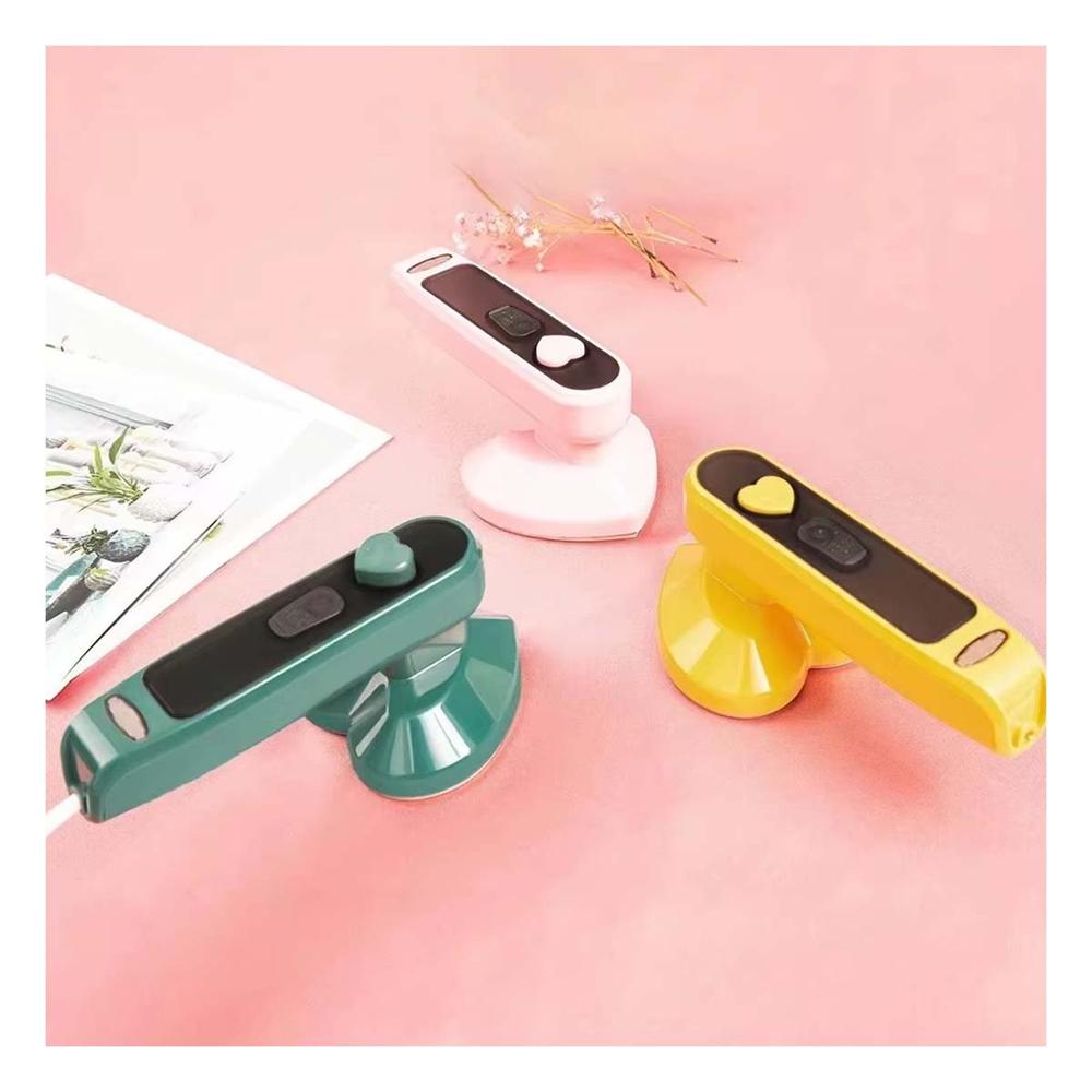 Vapor hogar corazon verde portatil y comodo para ropa diaria Y+Regalo Sticker