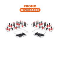 Pack12 Estructura Rectangular Acrilica Transparente para Escritorio y Casa Y+Regalo Sticker