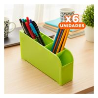 Pack6 Modulo funcional para Area de Estudio Verde Y+Papel Regalo