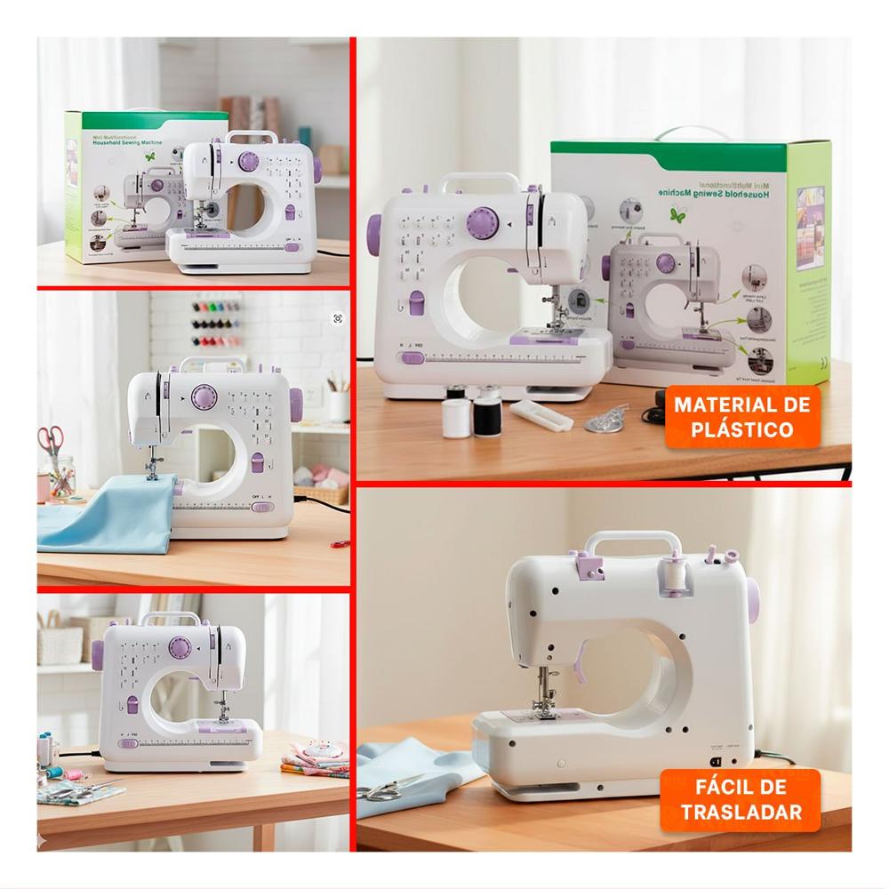 Cosedora para Reparaciones de Ropa en Casa con Presentacion Chica Color Blanco