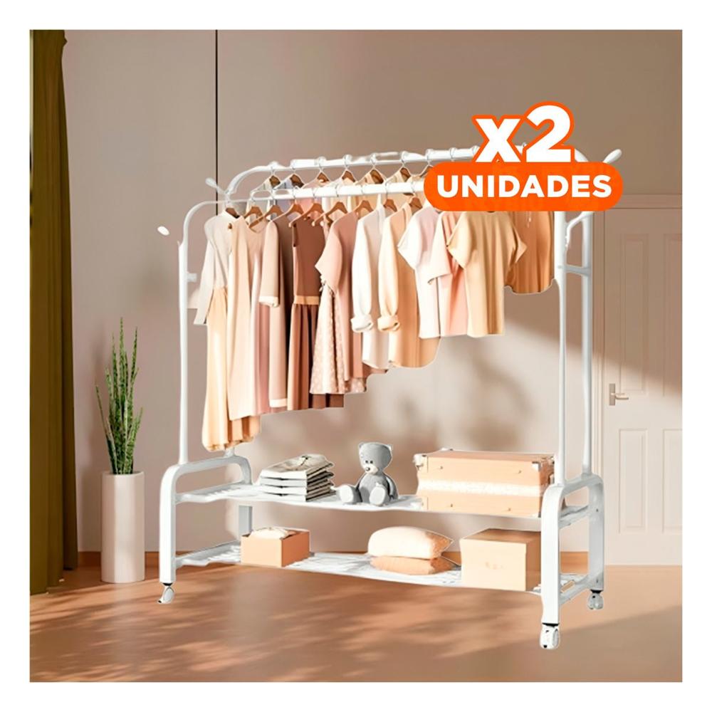 Pack2 Repisa para Hogar con Divisiones y Diseño Elegante Blanco Y+Papel Regalo