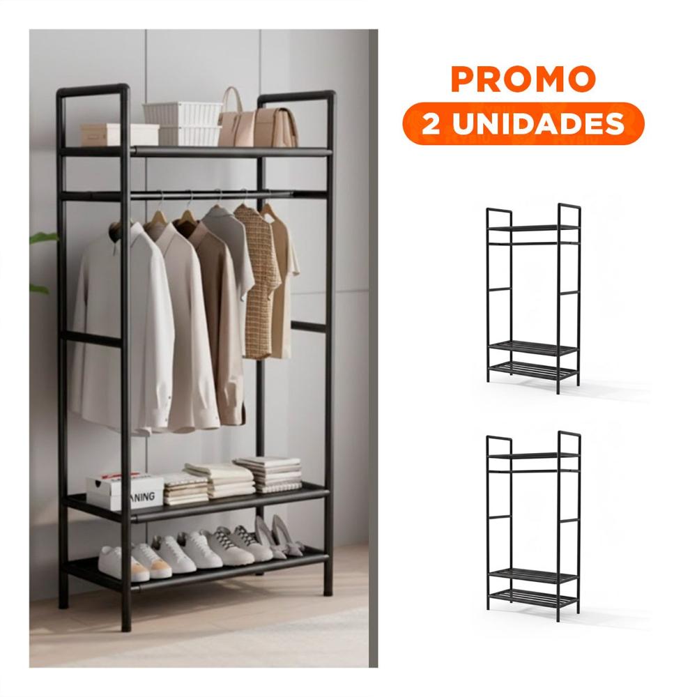 Pack2 Opcion 3 Niveles para Organizacion de Prendas en Casa