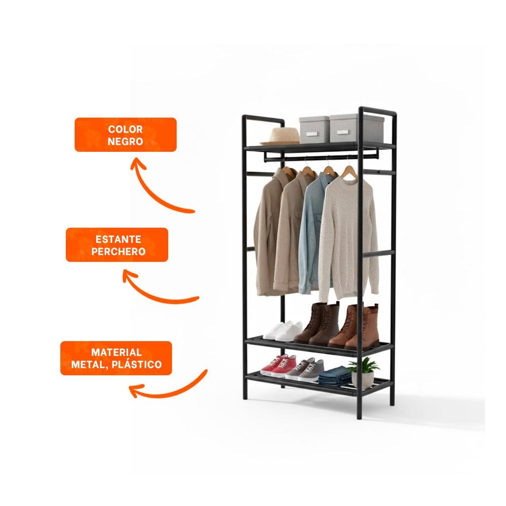 Modulo 3 Niveles para Ordenar Prendas de Forma Practica en Casa Y+Ligas Regalo