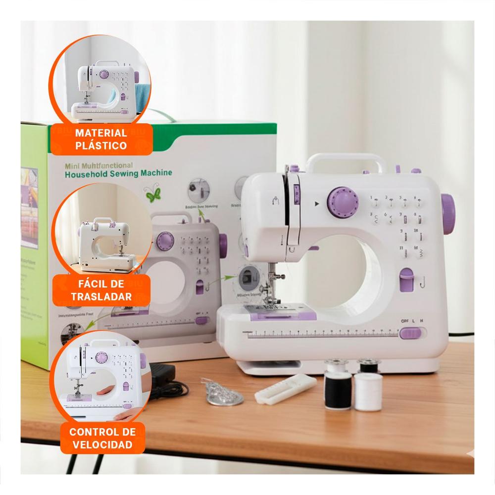 Cosedora orientada a Arreglos Rapidos Caseros con Cuerpo Blanco Compacto Y+Post It