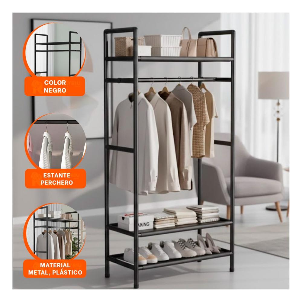 Estructura 3 Niveles para Organizacion de Prendas y Accesorios en Casa Y+Papel Regalo