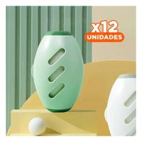Pack12 Cepillo Quita Pelusa Reutilizable Verde Para Todo Tipo De Ropa Y Muebles
