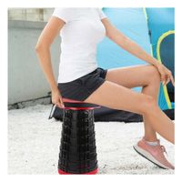 Butaca durable 3 seguros portatiles tapa rojo centro negro para balcon Y+Papel Regalo