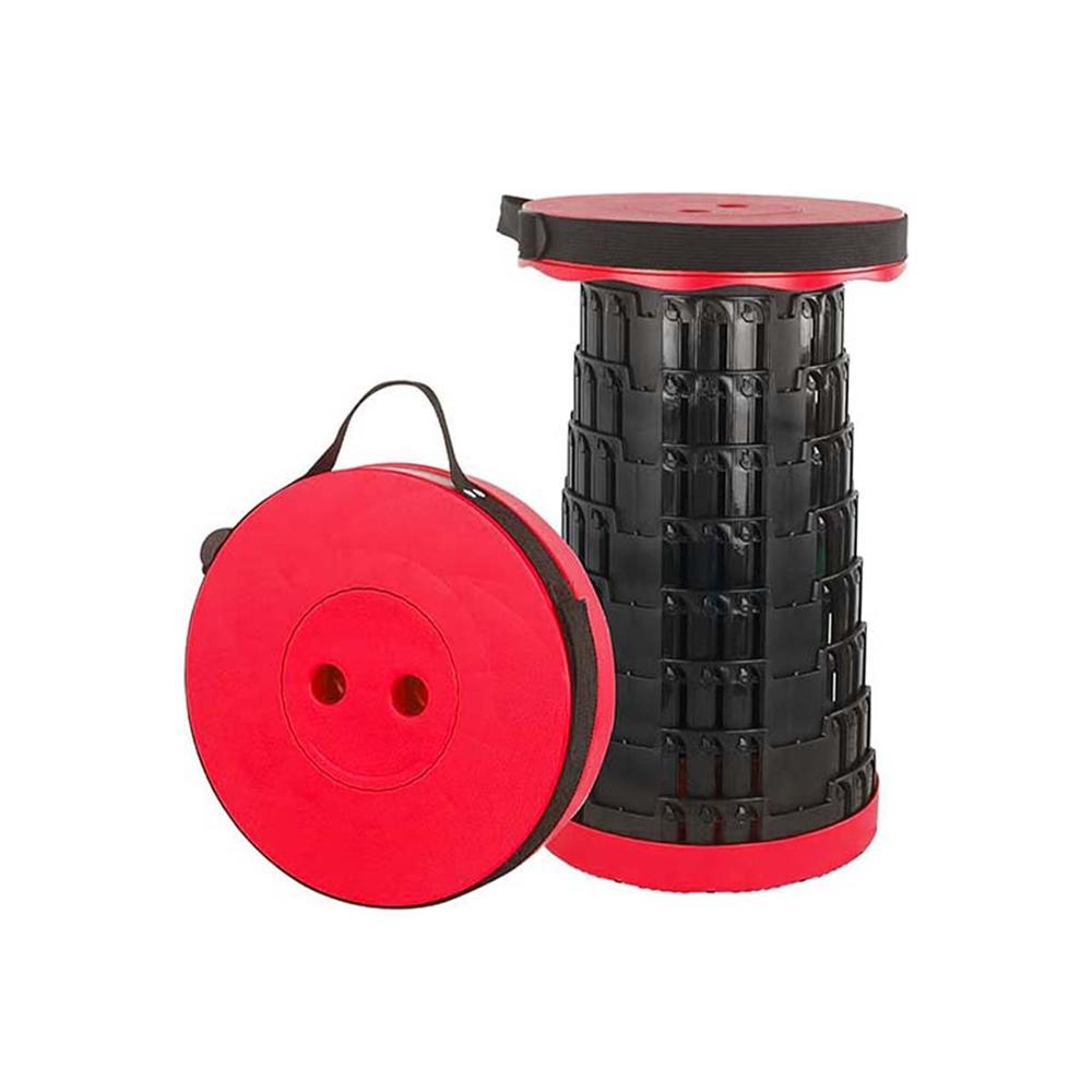 Reposera compacta 3 seguros portatiles tapa rojo centro negro para hogar Y+Ligas Regalo