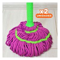 Pack2 Escurridor Giratorio con Autoexprimidor para Uso Domestico en Casa Y+Papel Regalo