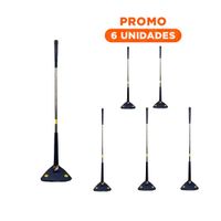 Pack6 Fregadora 360 con Tres Esquinas Azul para Hogar y Piso