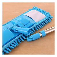 Mopa Rectangular de Microfibra Celeste Absorbente para Uso Domestico Y+Papel Regalo
