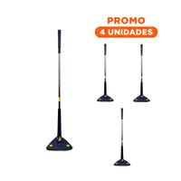 Pack4 Fregadora Profesional 360 Giratoria con Sistema de Exprimido Azul Y+Regalo Sticker