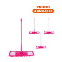 Pack4 Toalla Rectangular de Microfibra Fucsia Suave y Resistente para Pisos Y+Regalo Sticker