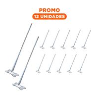 Pack12 Plataforma Mariposa Azul Para Limpiar Pisos Con Mayor Comodidad Y+Regalo Sticker