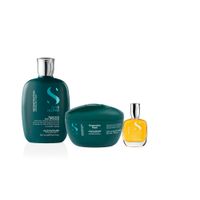 Set reparative alfaparf reparative shampoo 250ml mascarilla reparative 200ml cristalli liquidi 15ml