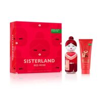 BENETTON SISTERLAND RED ROSE 80ML + BODY 75 ML