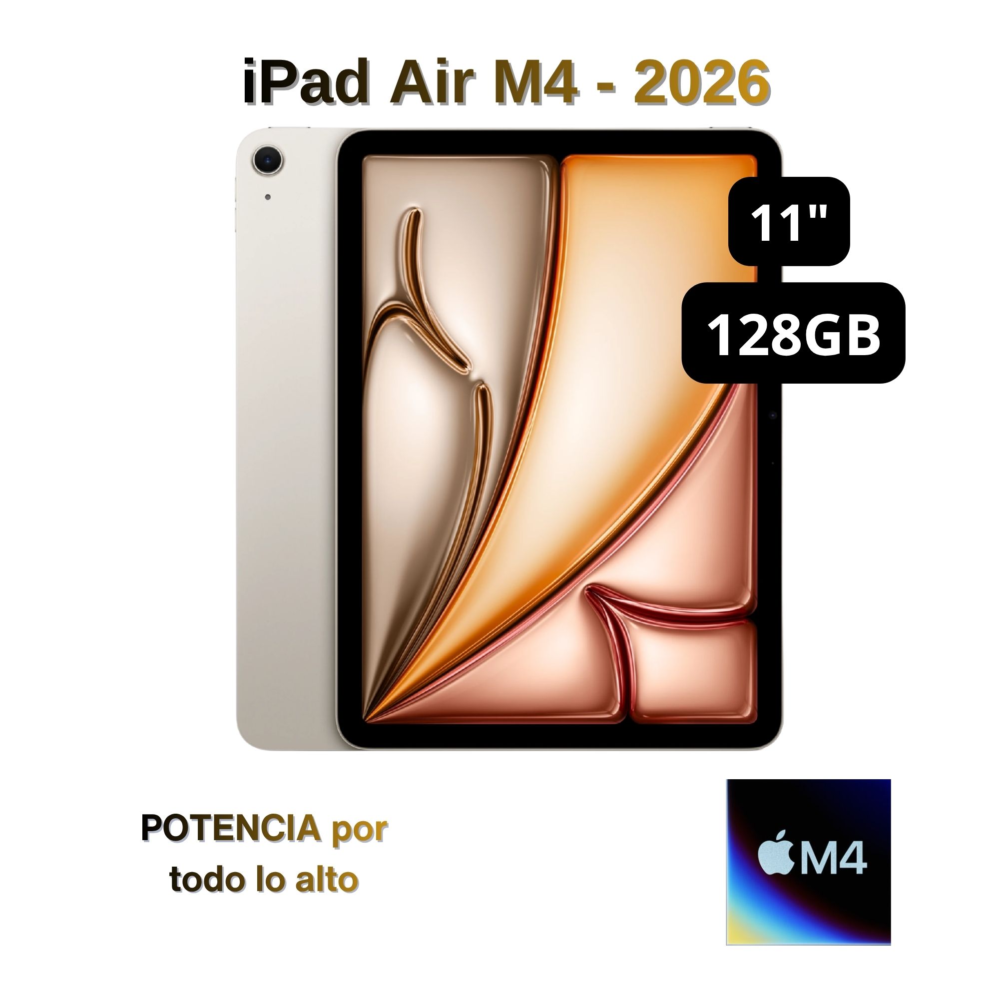 iPad Air Apple de 11'' Chip M4 WiFi 128GB - Starlight