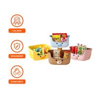 Modulo Kawaii 4 Niveles Almacenaje Comodo Diseno 4 Personajes Y+Ligas Regalo