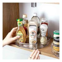 Organizador Giratorio Multiuso 29x3.5cm para Cocina Transparente Y+Papel Regalo