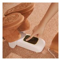 Maquina De Zapatos Electrico Uso Diario Practico para Hogar Blanco Y+Papel Regalo