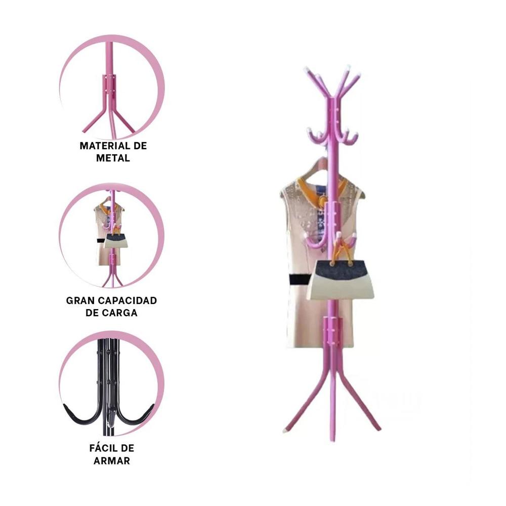 Soporte Practico Rosado 175x45 cm con Estructura Estable Y+Ligas Regalo