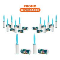 Pack12 Rodillo de Limpieza Portatil para Quita Pelusa en Hogar Celeste Y+Regalo Sticker