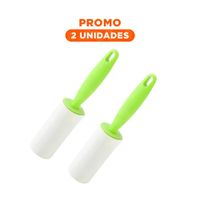 Pack2 Herramienta Quita Pelusa en Rodillo Manual para Prendas Verde Max Nuevo