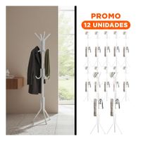Pack12 Soporte Colgante Multiuso 175x45cm para Mantener Orden en Espacios Y+Regalo Sticker