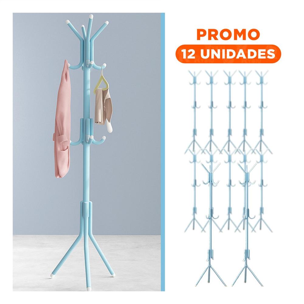 Pack12 Soporte Colgante Multiuso 175x45cm para Mantener Orden Celeste Y+Regalo Sticker