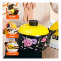 Accesorios Comodos de Silicona Amarillo para Uso en Casa 7,3x9,5cm Y+Post It