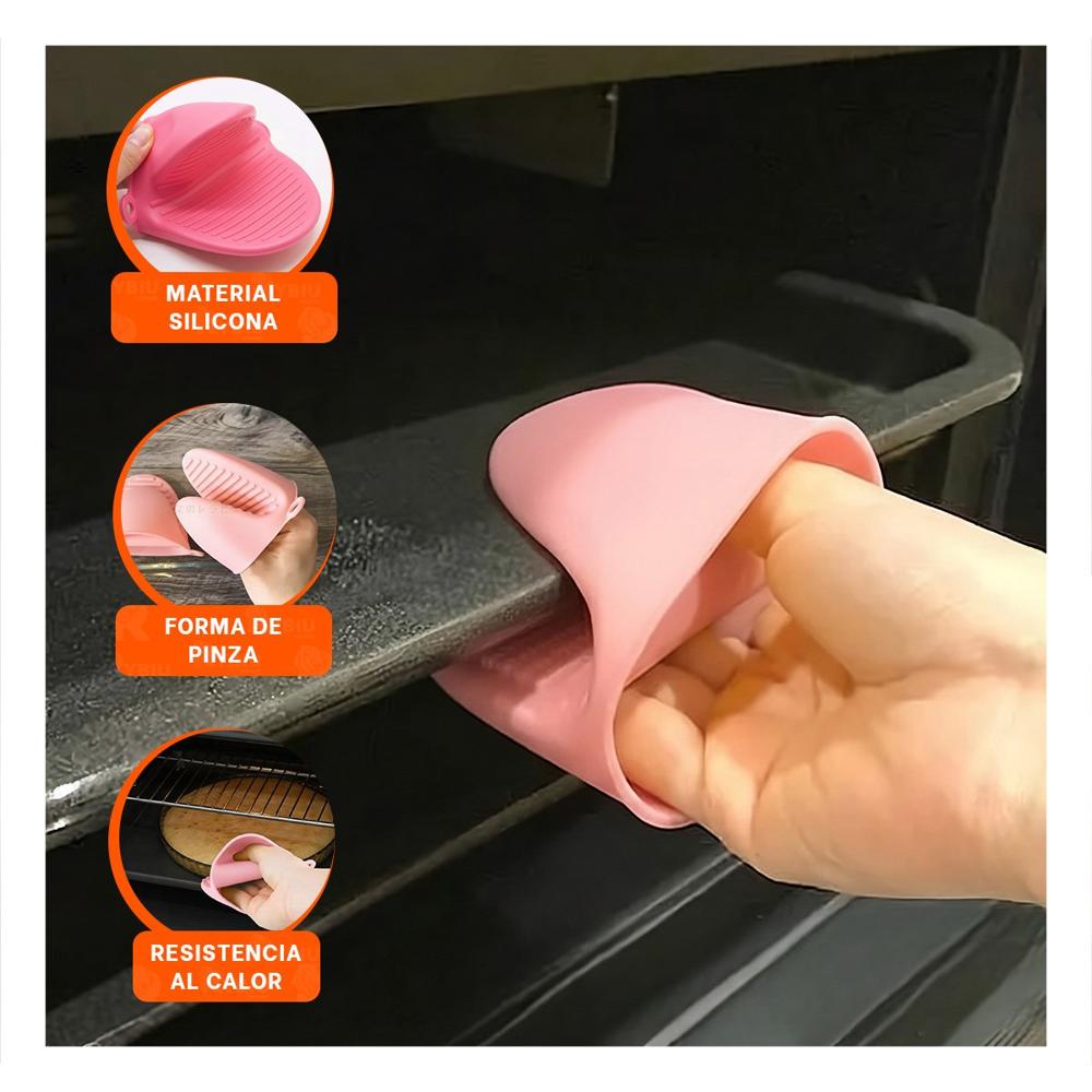 Accesorios Comodos de Silicona Rosado para Uso en Casa 7,3x9,5cm Y+Post It