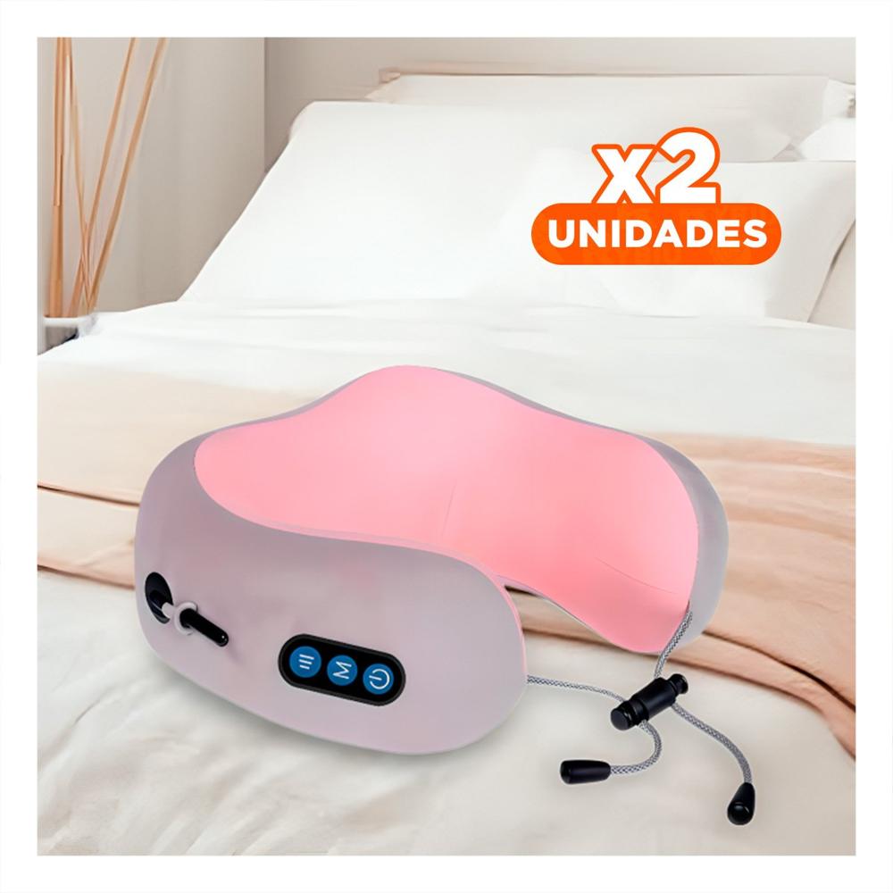 Pack2 Base Cervical con Masaje Electrico para Relajacion Continua Y+Papel Regalo