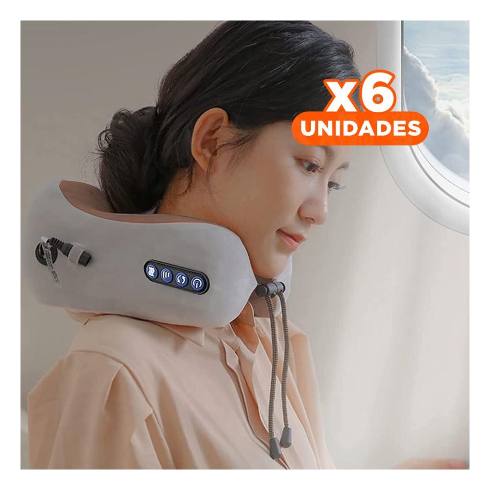 Pack6 Soporte Moderno Masajeador Electrico Portatil para Viajes Y+Regalo Sticker