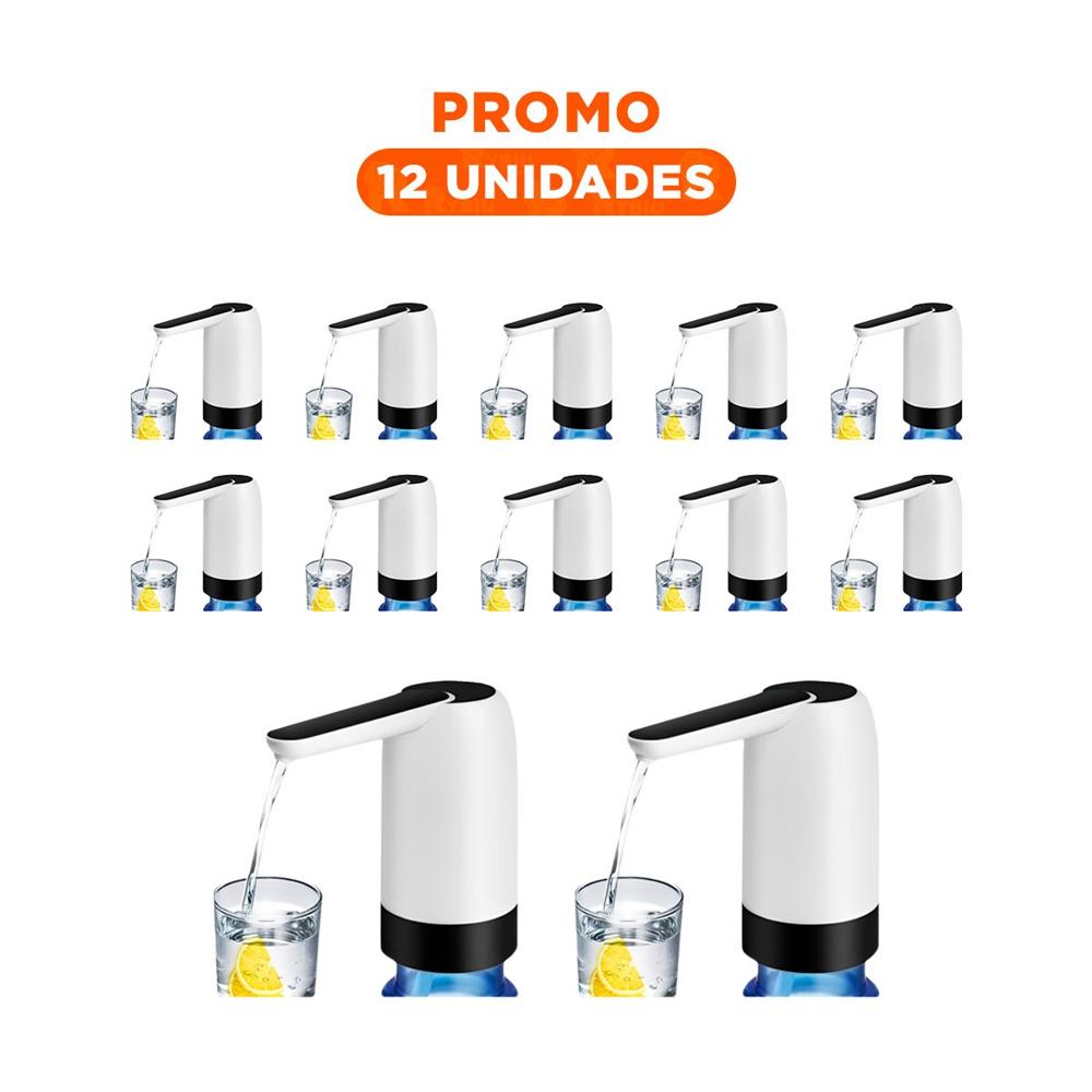 Pack12 Equipo Electrico de Agua Recargable Blanco Para Cocina Moderna Y+Regalo Sticker