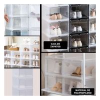 Modulo Apilable Imantado para Zapatos con Cierre Practico y Vista Clara