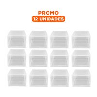 Pack12 Contenedor de Almacenaje Apilable para Zapatos Domesticos Y+Regalo Sticker