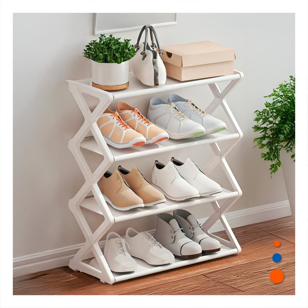 Organizador Funcional 4 Niveles Blanco para Zapatos Y+Regalo Sticker