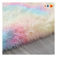 Tapete Multicolor de Peluche Rectangular con Dimensiones 40x60cm Y+Papel Regalo